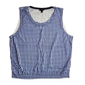 Talbots Plaid Gingham Sweater Vest XL Petite